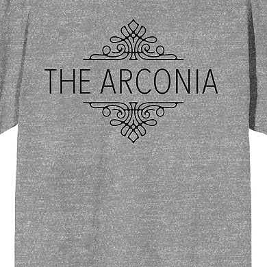 Juniors' Only Murders In The Building The Arconia Short Sleeve Graphic Tee