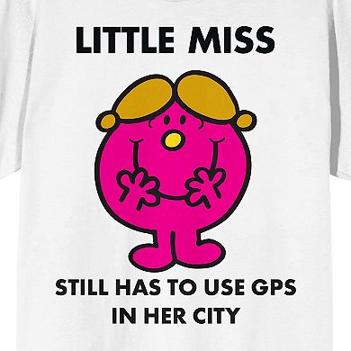 Juniors' Mr. Man And Little Miss GPS Short Sleeve Graphic Tee