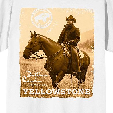 Juniors' Yellowstone Rip Wheeler Dutton Ranch Graphic Tee