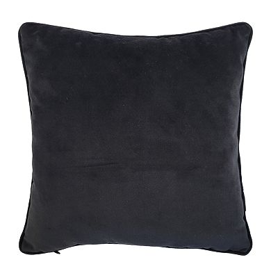 Edie@Home Namaste Linework Embroidered Decorative Throw Pillow