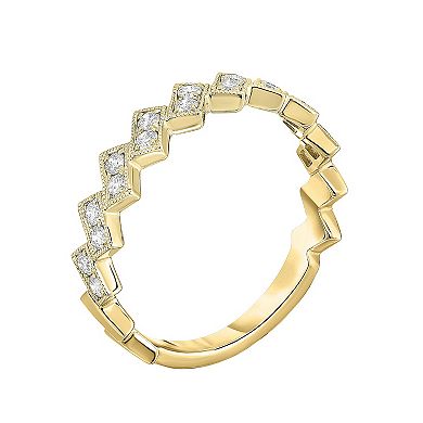 10k Gold 1/4 Carat T.W. Diamond Band Ring