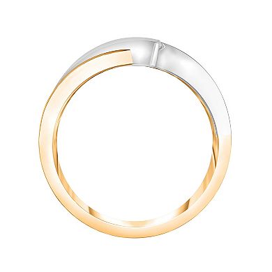10k Two-Tone Gold 1/5 Carat T.W. Diamond Engagement Ring