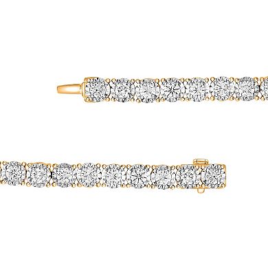 14k Gold 2 Carat T.W. Diamond Bracelet