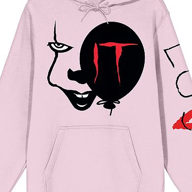 Men's It Chapter 2 Pennywise Face Graphic Hoodie