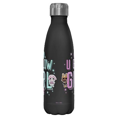 LOL Surprise U Glow Girl Disco Ball 17-oz. Stainless Steel Water Bottle