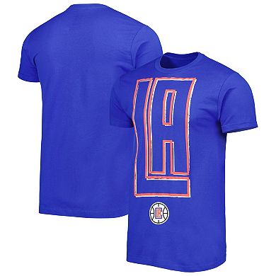 Unisex Stadium Essentials Royal LA Clippers Element Logo Pop T-Shirt