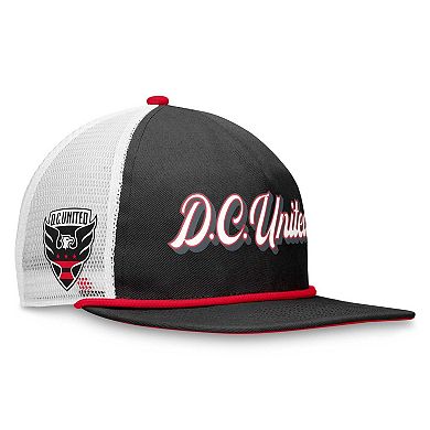 Men's Fanatics Branded Black/White D.C. United True Classic Golf Snapback Hat