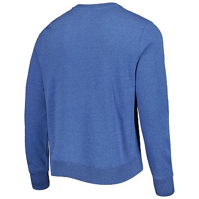 Men's '47 Heathered Blue Los Angeles Rams Bypass Tribeca Pullover Sweatshirt