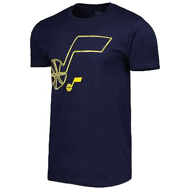 Unisex Stadium Essentials Navy Utah Jazz Element Logo Pop T-Shirt