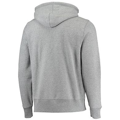 Men's '47 Heathered Gray Green Bay Packers Team Headline Pullover Hoodie