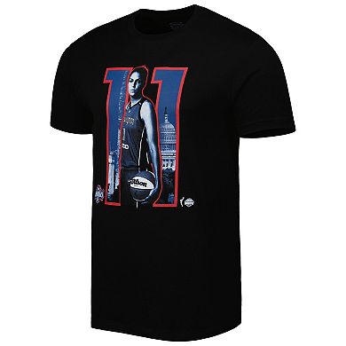 Unisex Stadium Essentials Elena Delle Donne Black Washington Mystics Player Skyline T-Shirt