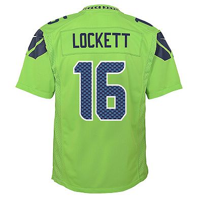 Youth Nike Tyler Lockett Green Seattle Seahawks Color Rush Game Jersey