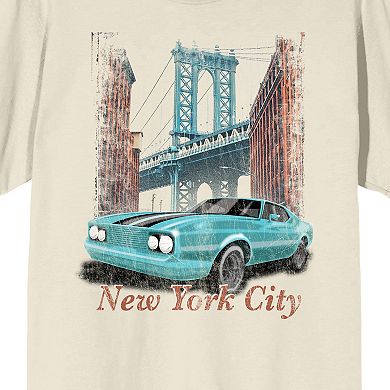 Men's Car Fanatic New York City Graphic Tee