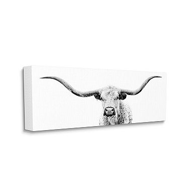 Stupell Home Decor Gazing Longhorn Cattle Canvas Wall Art