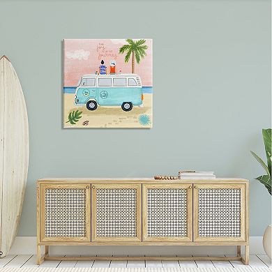 Stupell Home Decor Joy in the Journey Tropical Canvas Wall Art