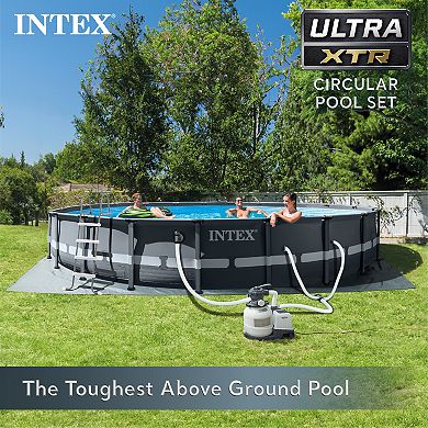 Intex 26333EH 20' x 48" Round Ultra XTR Frame Swimming Pool Set w/ Robot Vacuum