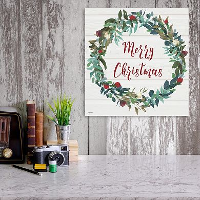 COURTSIDE MARKET Merry Christmas Canvas Wall Art