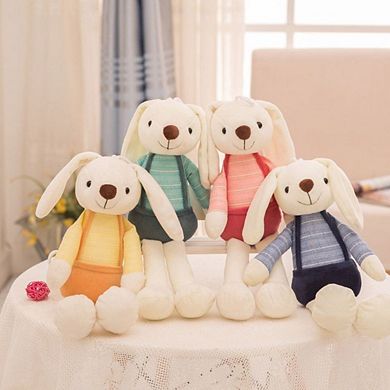 A Easter Bunny Plush Toy - Cute Dangle Ear Rabbit Doll Pillow for Children's Birthday and Easter Gift