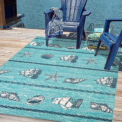 SUPERIOR Coastal Indoor / Outdoor Area Rug or Runner