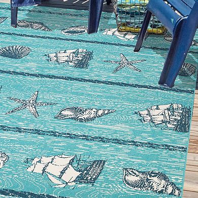 SUPERIOR Coastal Indoor / Outdoor Area Rug or Runner