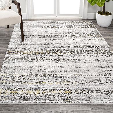 Jonathan Y Tidal Distressed Striped Area Rug