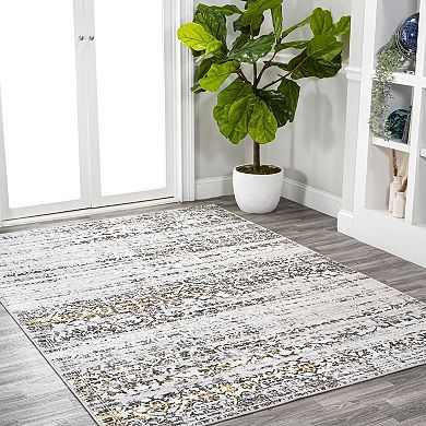 Jonathan Y Tidal Distressed Striped Area Rug