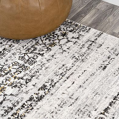 Jonathan Y Tidal Distressed Striped Area Rug