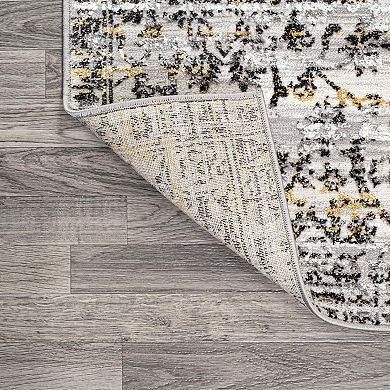 Jonathan Y Tidal Distressed Striped Area Rug