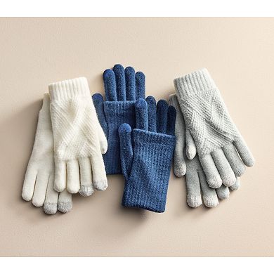 Women's Sonoma Goods For Life?? Lined Brush Gloves