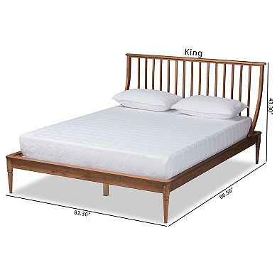 Baxton Studio Abel Platform Bed