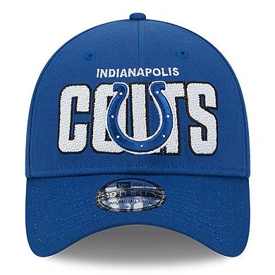 Men's New Era Royal Indianapolis Colts 2023 NFL Draft 39THIRTY Flex Hat
