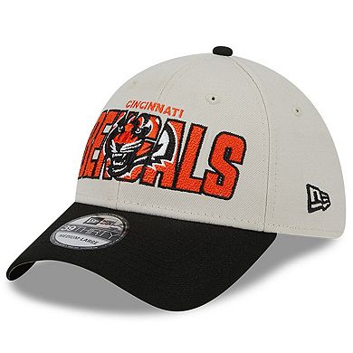 Men's New Era Stone/Black Cincinnati Bengals 2023 NFL Draft 39THIRTY Flex Hat