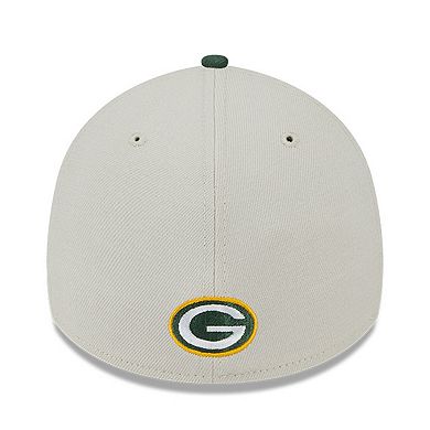 Men's New Era Stone/Green Green Bay Packers 2023 NFL Draft 39THIRTY Flex Hat