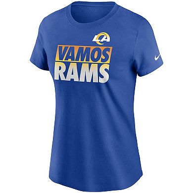 Women's Nike Royal Los Angeles Rams Hometown Collection T-Shirt