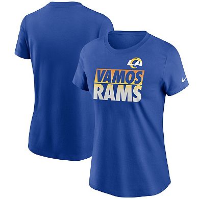 Women's Nike Royal Los Angeles Rams Hometown Collection T-Shirt