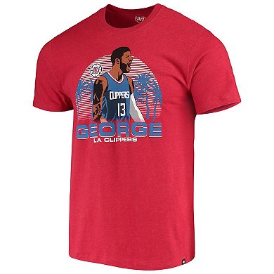 Men's Paul George Red LA Clippers Player Graphic T-Shirt