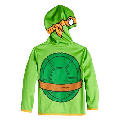 Boys 4-12 Jumping Beans® Teenage Mutant Ninja Turtles Michelangelo Costume Fleece Hoodie