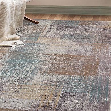 SUPERIOR Aria Brushstroke Abstract Area Rug or Runner