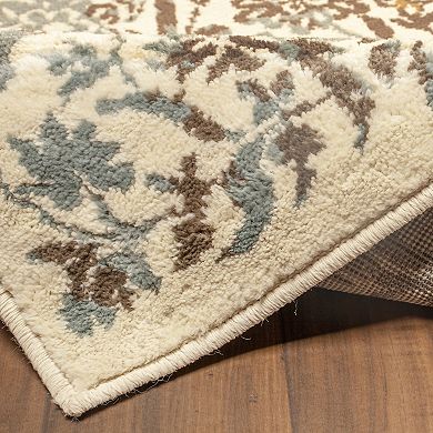 SUPERIOR Ariza Transitional Floral Area Rug or Runner