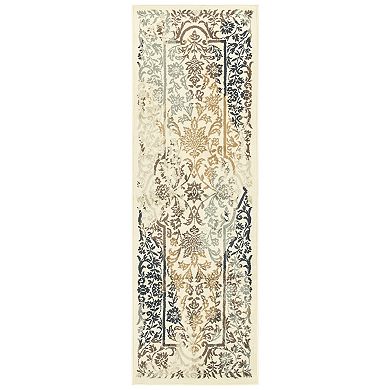 SUPERIOR Ariza Transitional Floral Area Rug or Runner