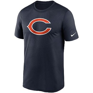 Men's Nike Navy Chicago Bears Logo Essential Legend Performance T-Shirt