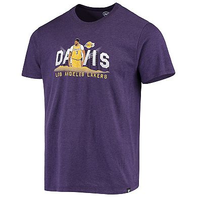 Men's Anthony Davis Purple Los Angeles Lakers Player Graphic T-Shirt