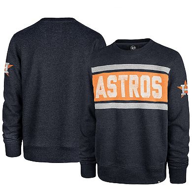 Men's '47 Navy Houston Astros Bypass Tribeca Pullover Sweatshirt