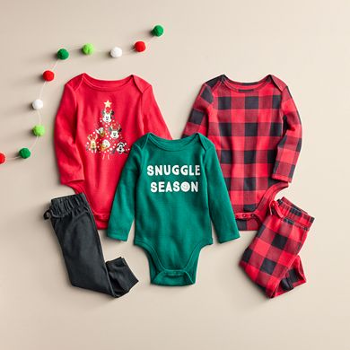 Baby Jumping Beans® Snuggle Season Holiday Bodysuit