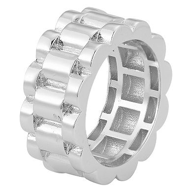 Textured Band Stackable Ring