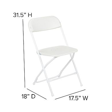 Flash Furniture Otis 10' x 10' Wheeled Pop Up Canopy Tent, 6' Folding Table, & 4 Folding Chairs Set