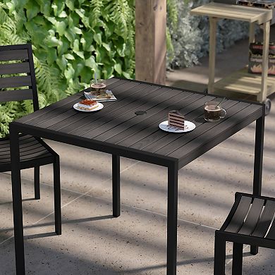 Flash Furniture Lark Indoor / Outdoor 35" Square Dining Table