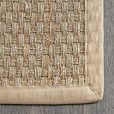 nuLOOM Hesse Checkered Weave Indoor / Outdoor Area Rug or Runner