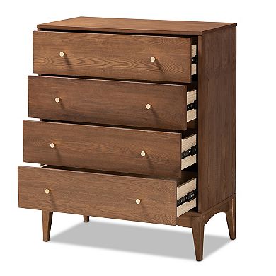 Baxton Studio Landis 4-Drawer Chest