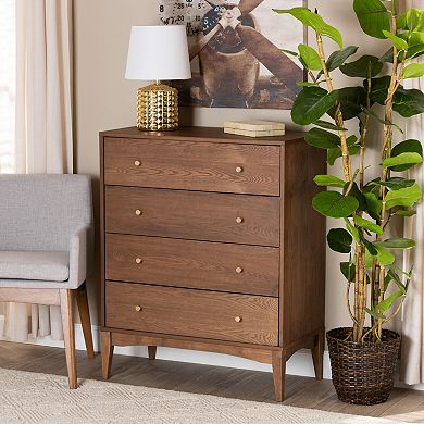 Baxton Studio Landis 4-Drawer Chest